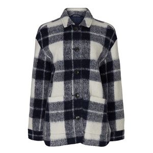 Madewell Austin Plaid Coat Size Small